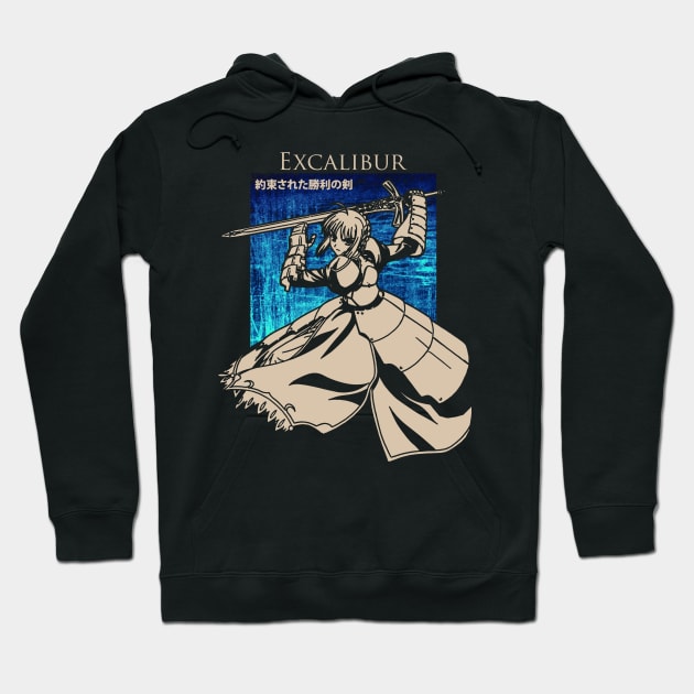 Saber Excalibur Noble Phantasm Hoodie by xEmiya